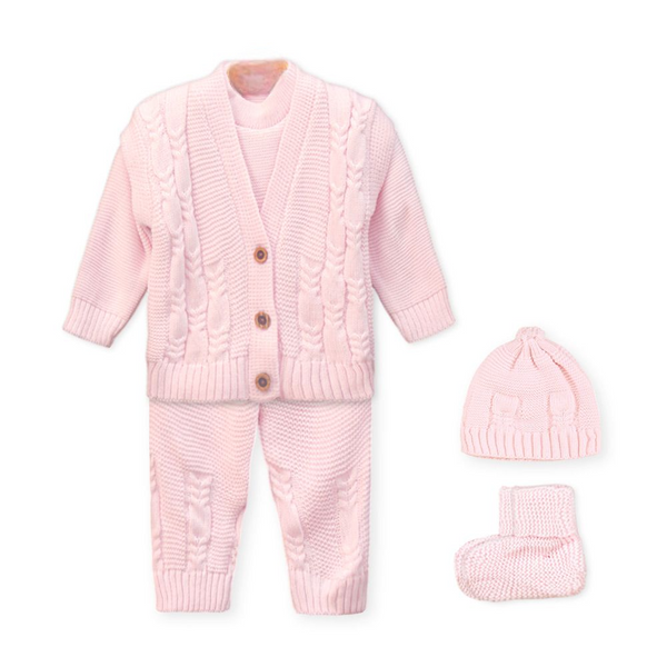 BABY COZY WOOLEN SUIT 4 PCS