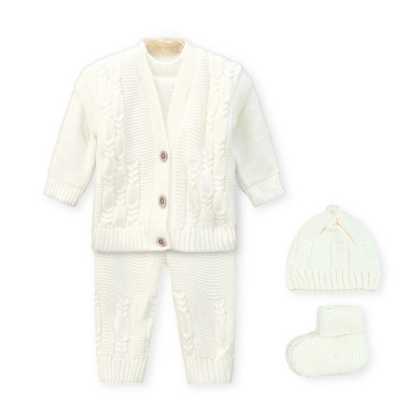 BABY COZY WOOLEN SUIT 4 PCS