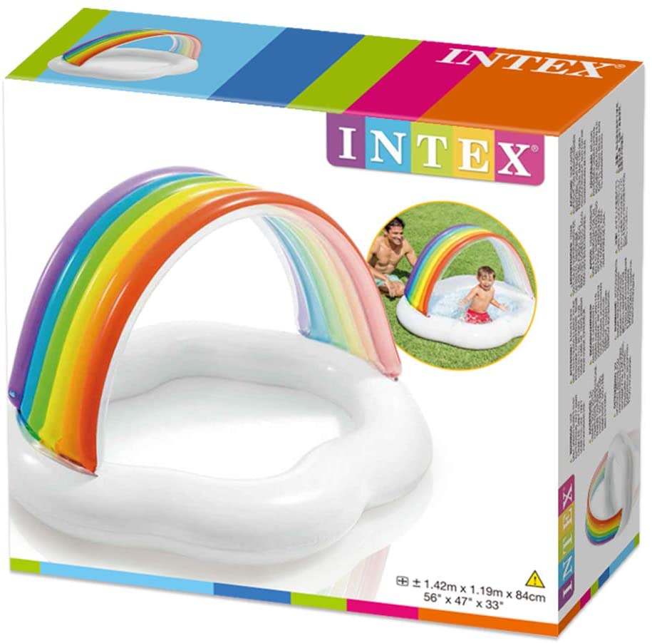 56x47x33 RAINBOW CLOUD BABY POOL - 57141