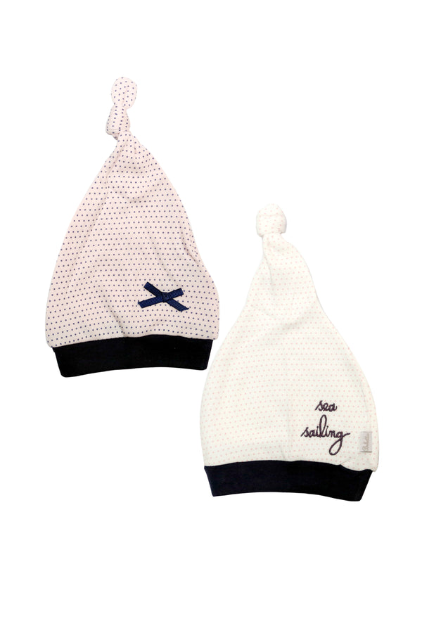 TURKEY BABY CAP PK2 KNOT - 20398