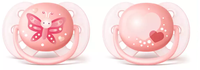 0-6M Ultra Soft & Flexible Pacifier PK2 - SCF222/21