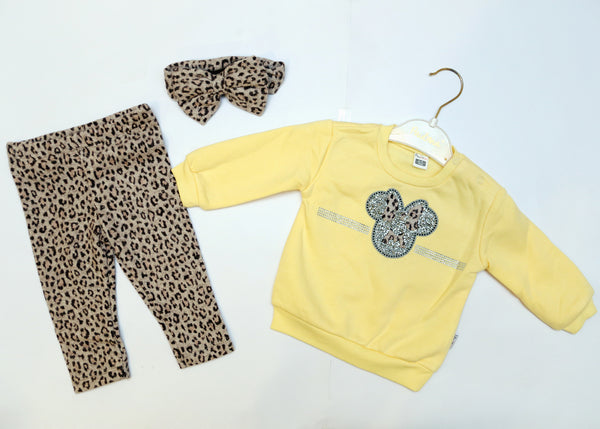 BABY GIRL OUTFIT WITH HEADBAND - 22210