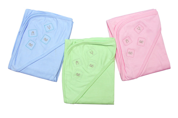 BABY HOODED WRAPPING SHEET - 23906