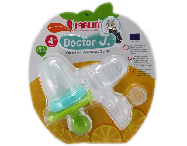 FARLIN GRIP N BITE LOLIPOP BABY ORAL SET - BBC-003