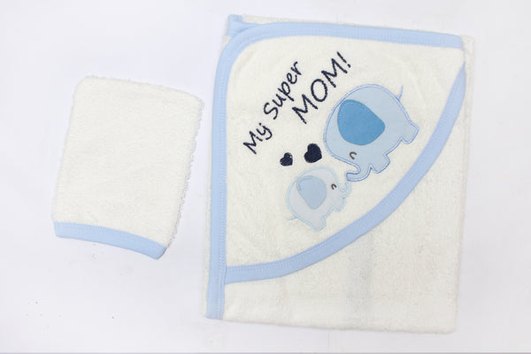 BABY BATH TOWEL ELEPHANT - 25123