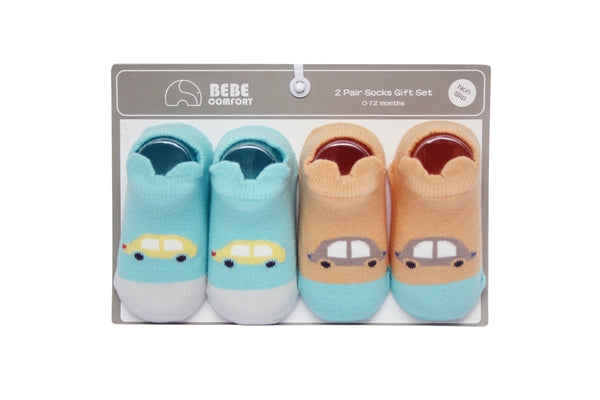 BABY 2 SOCKS SET NON SKID - 25244