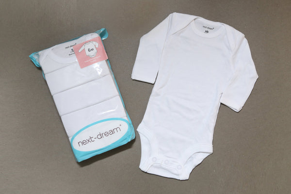 NEXT DREAM WHITE BODY SUIT FULL SLEEVES PACK 5 - 25422