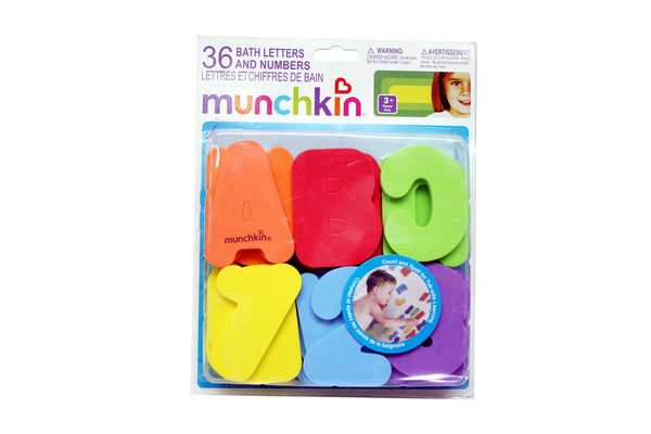 MUNCHKIN BATH LETTERS AND NUMBERS - 25534