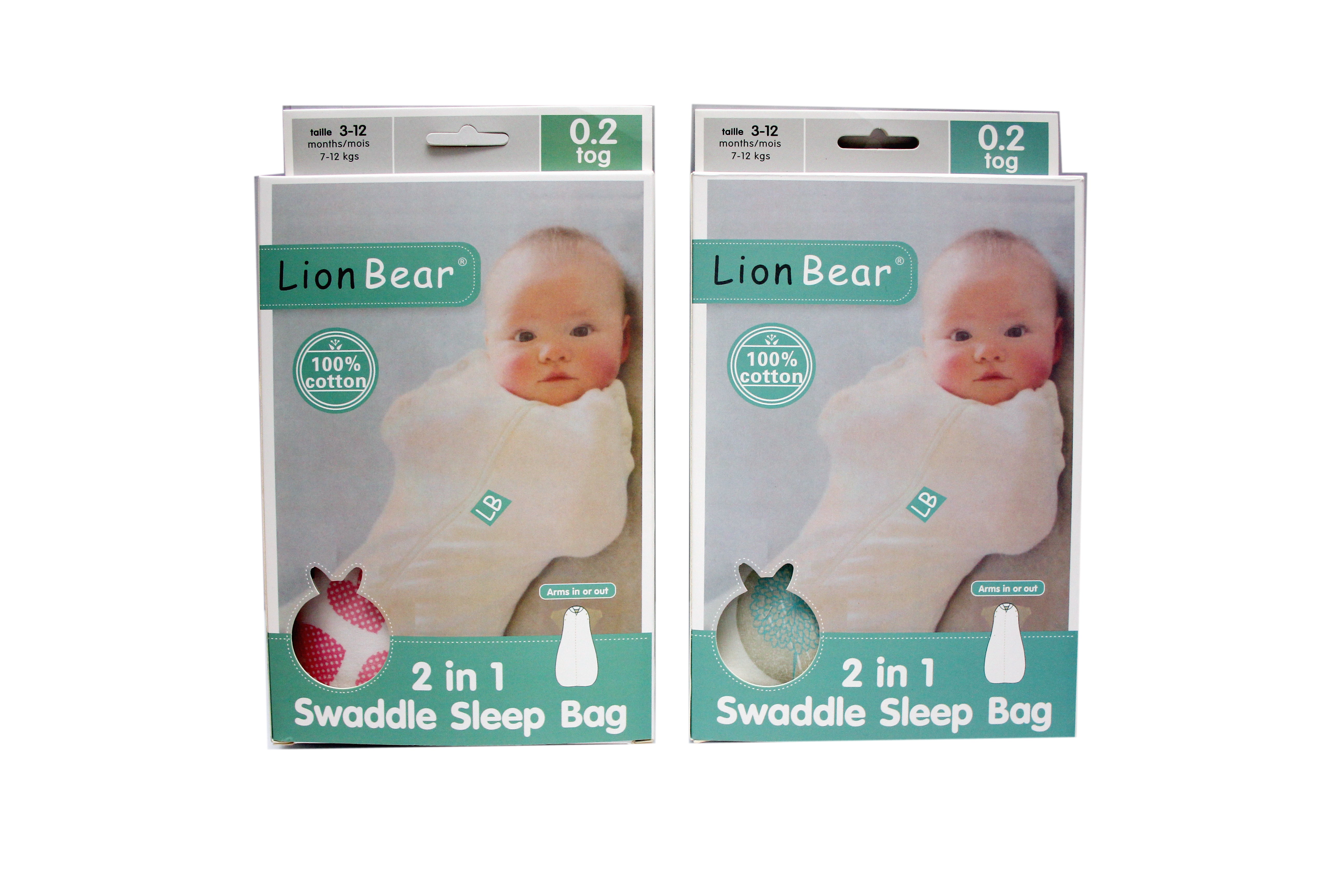 LION BEAR BABY SWADDLE 25785 27893