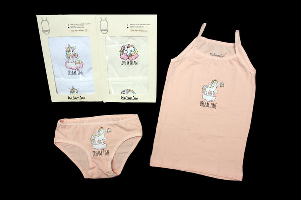 GIRL VEST & BRIEFS SET - 26470