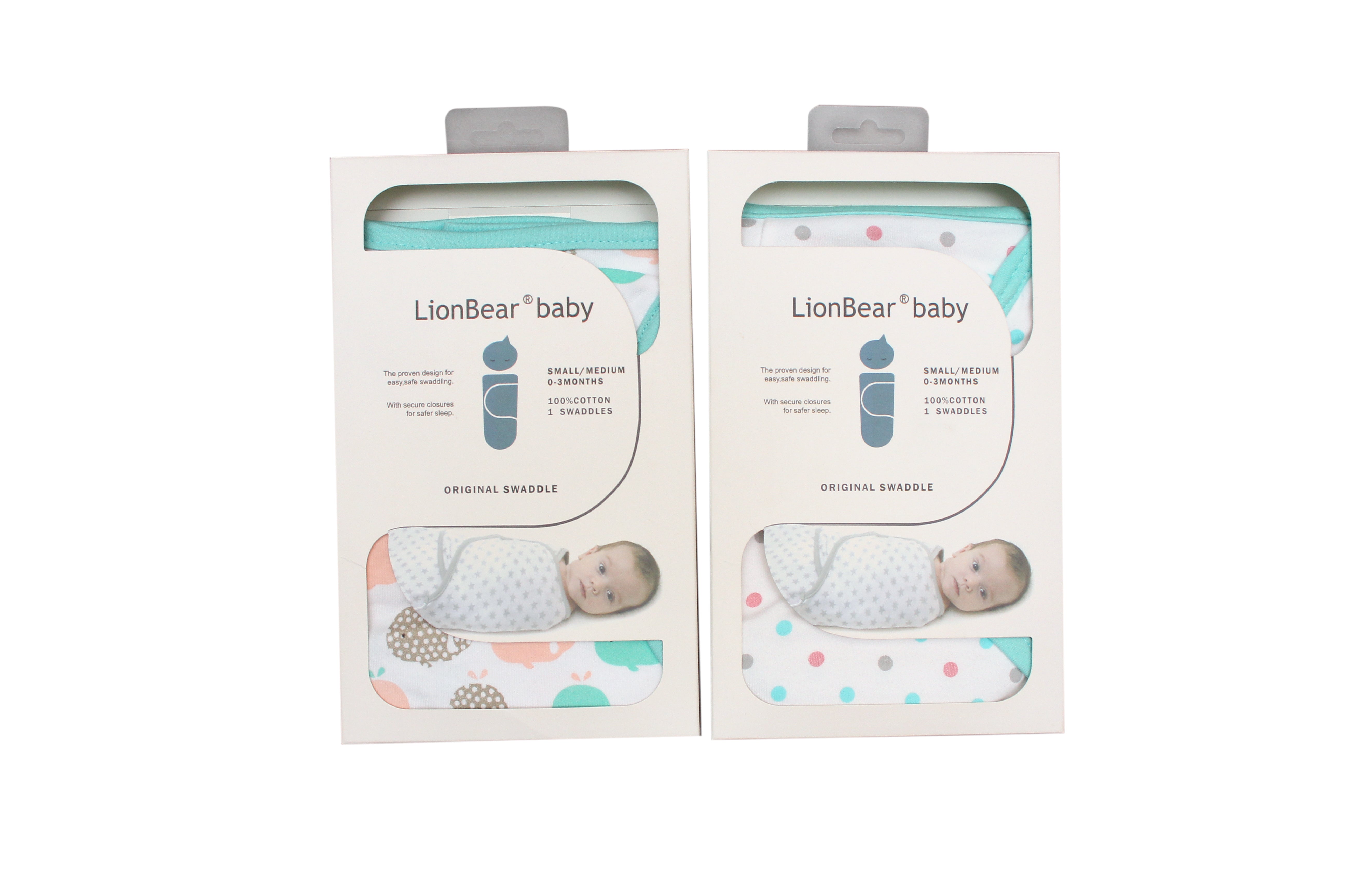 LION BEAR BABY SWADDLE 0-3M - 27892