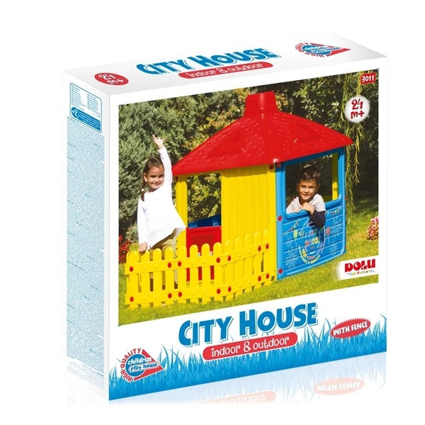 CITY HOUSE WITH FENCE - 3011