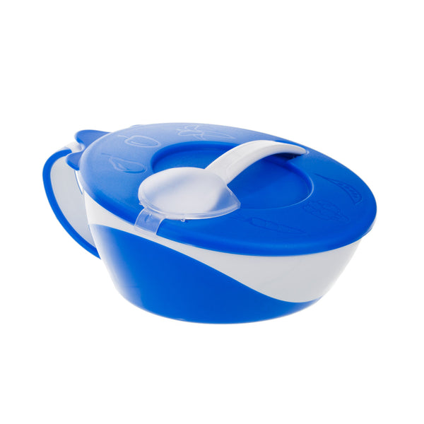 Bowl with spoon blue - 31/406_blue