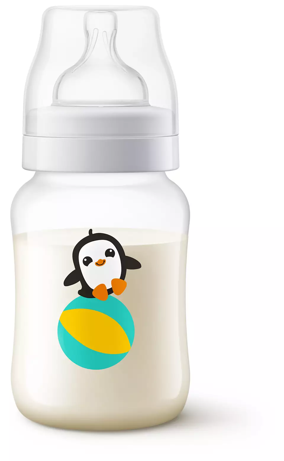 Anti-Colic Bottle PP 260ml Pk1 Penguin- SCF821/13