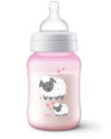 Anti-Colic Bottle PP 260ml Pk1 Sheep - SCF821/14