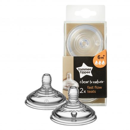 TT 423963-Teat Pack Of 2 Fast Flow 6m+