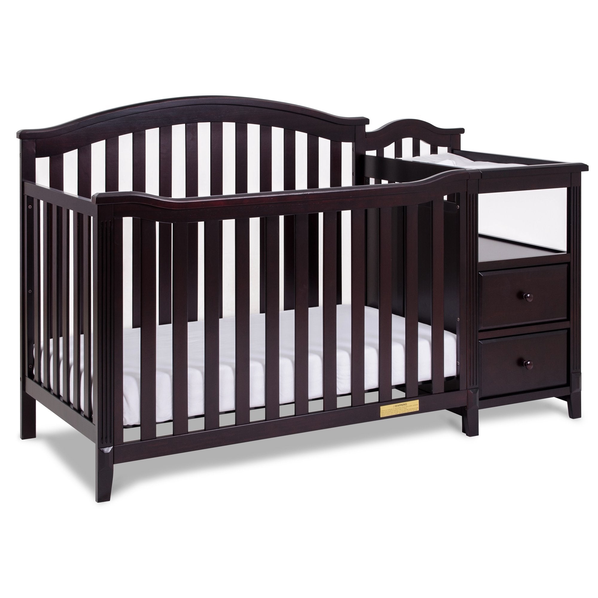 BABY WOODEN COT DLX WITH CHANGER TABLE - BC-1100-E