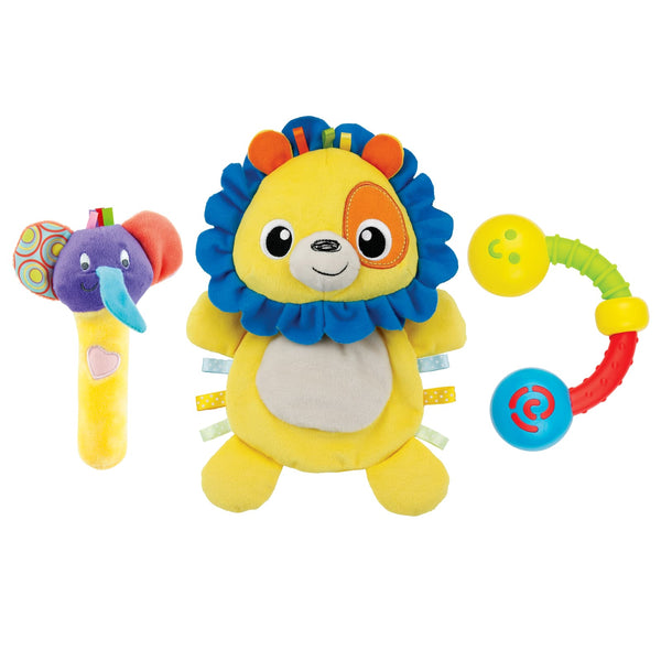 LION COMFORTER RATTLE SET - 3028