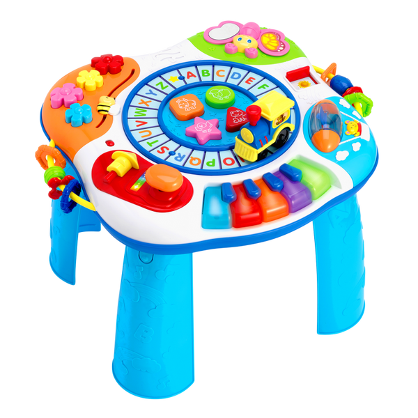 WF LETTER TRAIN & PIANO ACTIVITY TABLE - 0801