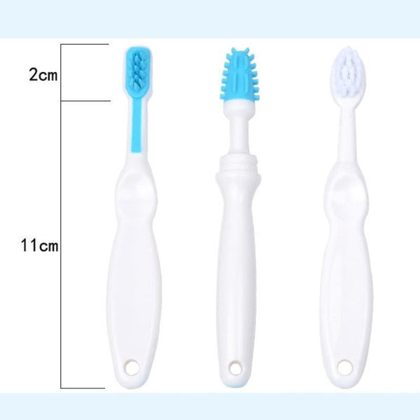 BABY SILICON TOOTH BRUSH SET 3 STAGES - 21429