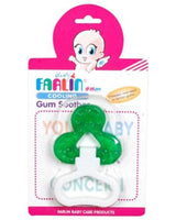 Water Filled Cooling Gum Soother with Handle - Green - BF-142