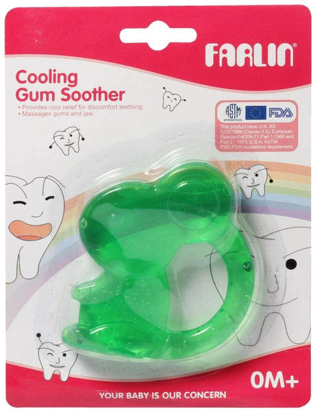 Farlin Cooling Gum Soother Baby Teether Toy [Green, -  BF-14501