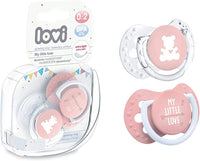LOVI Silicone Dynamic Soother 0-2m 2 pcs My Little Love Girl - 22/847