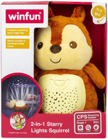 2-IN-1 STARRY LIGHTS SQUIRREL - 0824