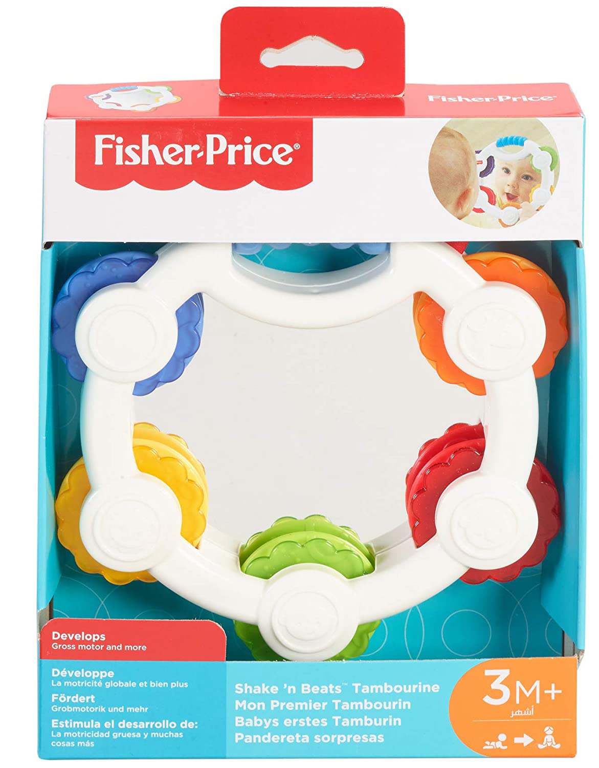 FP NEWBORN MIRROR TAMBORINE - BLT37