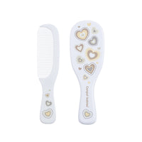 Baby Brush and Comb with Soft Natural Bristles - 7/406