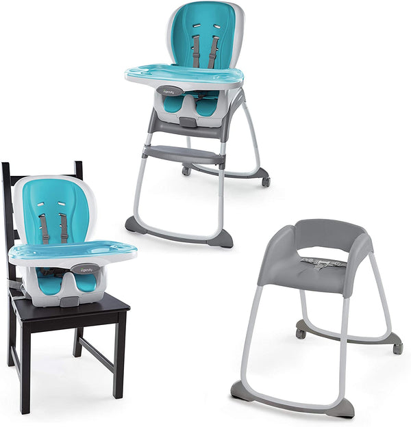 Ingenuity SmartClean Trio 3-in-1 High Chair - Aqua - 11609