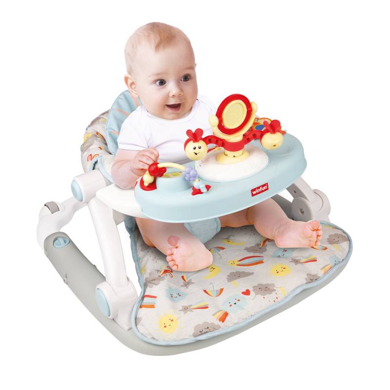 WINFUN SIT TO WALK FLOOR SEAT WITH TOY TRAY - 805201
