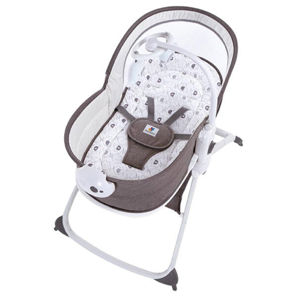 Mastela 6-in-1 Rocker & Bassinet | Grey - 8462