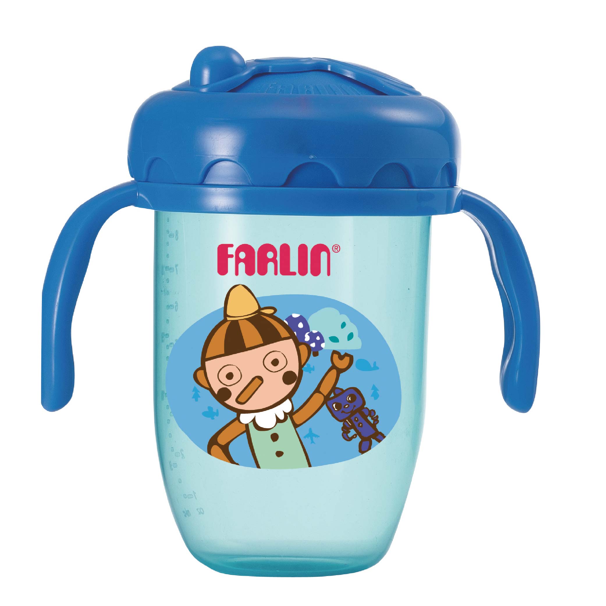 PP GULU DRINKING CUP STEP 3-STRAW 240ML - AG-10011