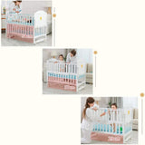 BABY WOODEN COT NEW BORN TO TODDLER - 28514