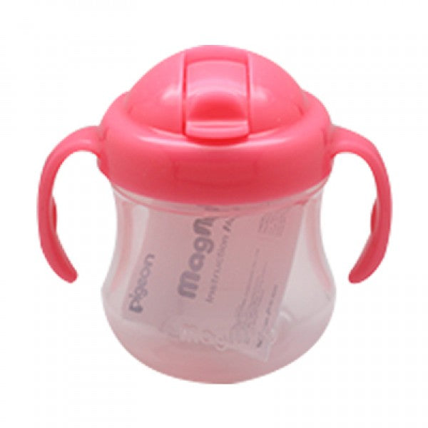 PIGEON MAG MAG STRAW CUP (PINK) - D166