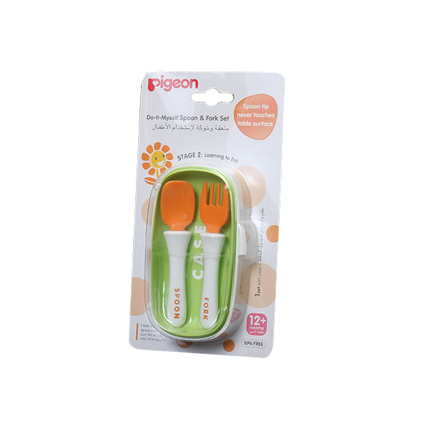 PIGEON DO-IT-MYSELF SPOON & FORK SET - D400