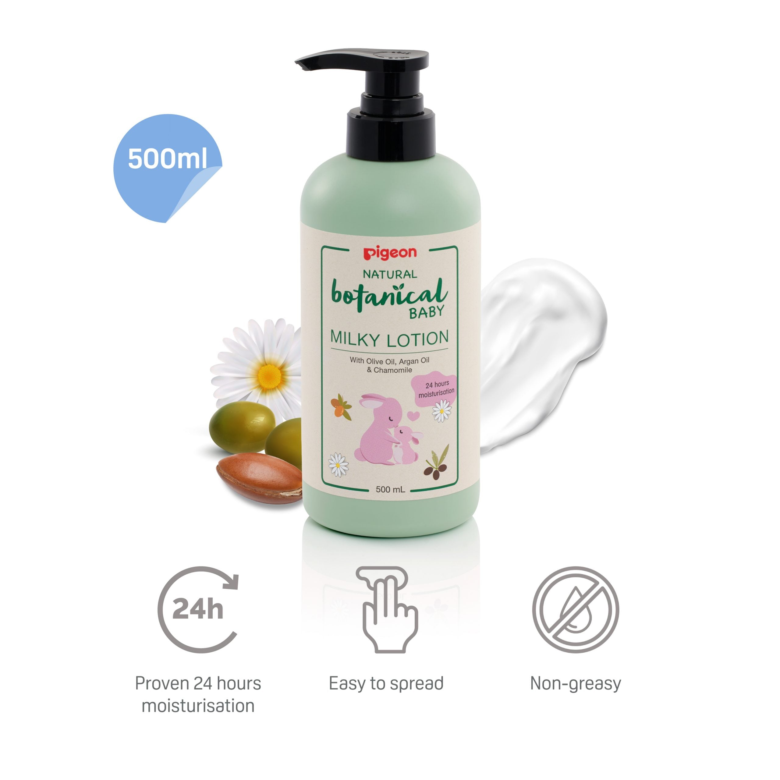 NATURAL BOTANICAL MILKY LOTION 500ML - I78412