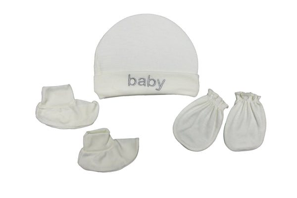 BABY CAP MITTEN SOCKS SET - 27341