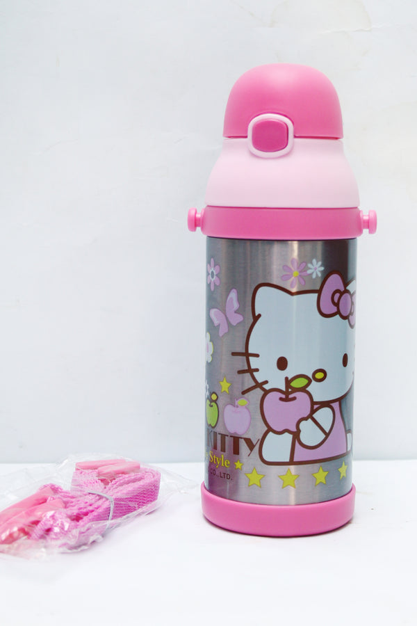 Kitty Thermal Metallic Water Bottle - 8785/G-350