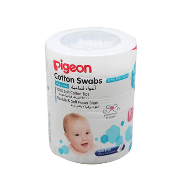 PIGEON COTTON SWAB THIN 200PCS/JAR - K871