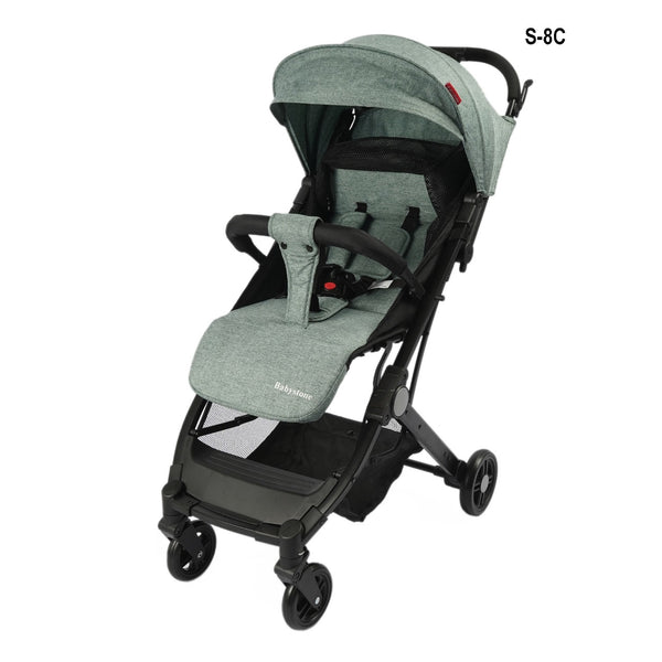 SMART FOLDED STROLLER B/STONE - S-8C