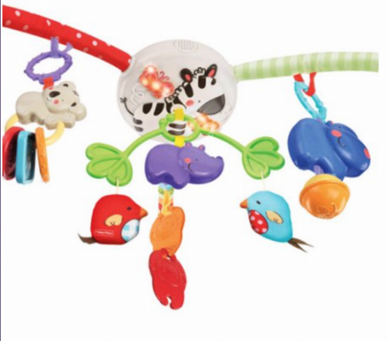 FISHER PRICE DELUXE MUSICAL MOBILE WITH MAT - T6339