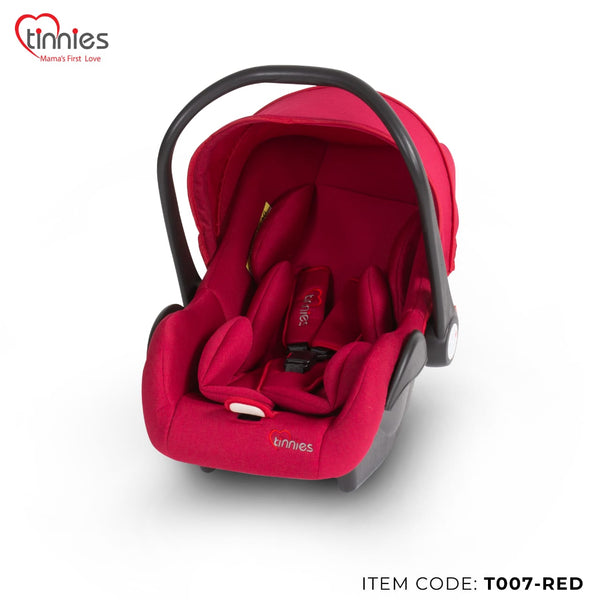 TINNIES BABY CARRY COT RED - T007