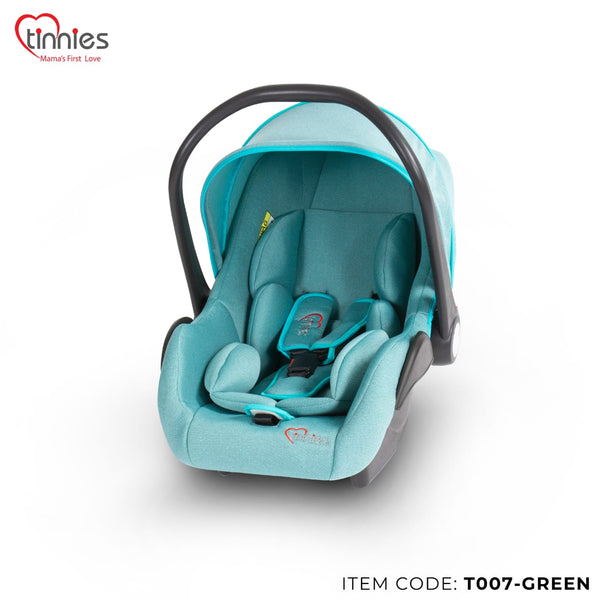 TINNIES BABY CARRY COT GREEN - T007