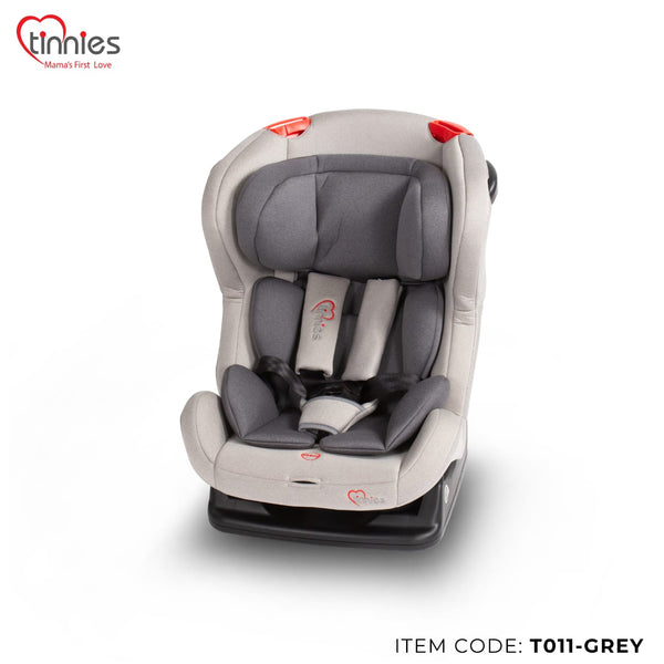 TINNIES BABY CAR SEAT GREY - T011