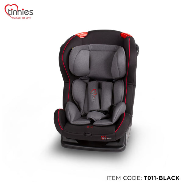 TINNIES BABY CAR SEAT BLACK - T011