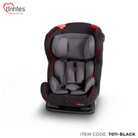 TINNIES BABY CAR SEAT BLACK - T011