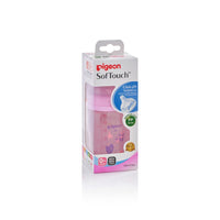 PIGEON CLEAR PP BOTTLE 160ML PINK - A78181