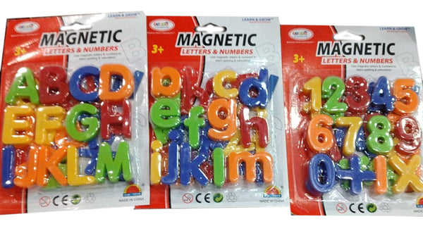 MAGNETIC ALPHABET & NUMBERS - 12548